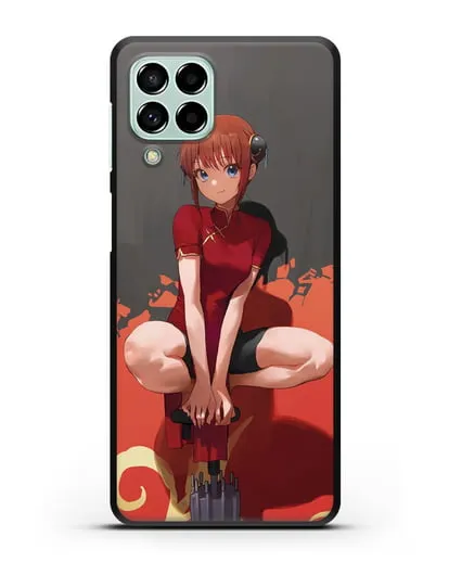 Чехол аниме Гинтама (Gintama) Кагура силиконовый для Samsung Galaxy M53 [SM-M536]