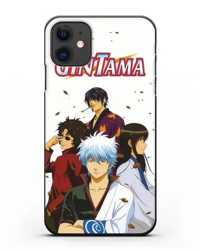Чехол аниме Гинтама (Gintama) Кацура Куроконо Таске арт силиконовый для iPhone 11