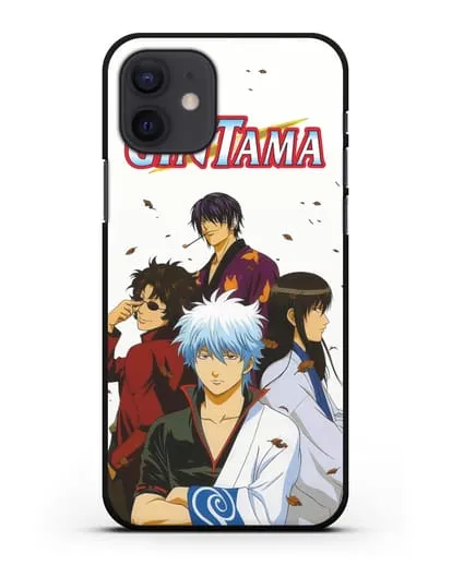 Чехол аниме Гинтама (Gintama) Кацура Куроконо Таске арт силиконовый для iPhone 12