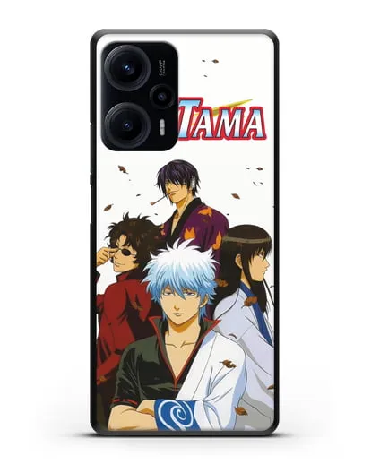 Чехол аниме Гинтама (Gintama) Кацура Куроконо Таске арт силиконовый для Xiaomi Poco F5