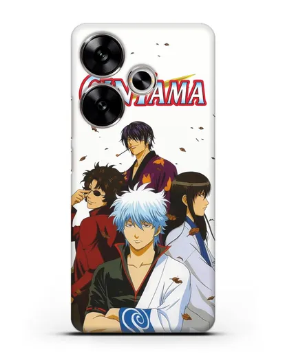 Чехол аниме Гинтама (Gintama) Кацура Куроконо Таске арт силиконовый для Xiaomi Poco F6