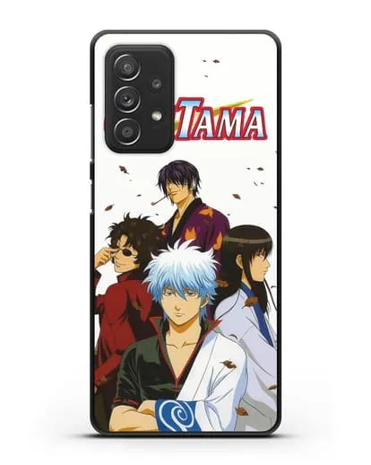 Чехол аниме Гинтама (Gintama) Кацура Куроконо Таске арт силиконовый для Samsung Galaxy A53