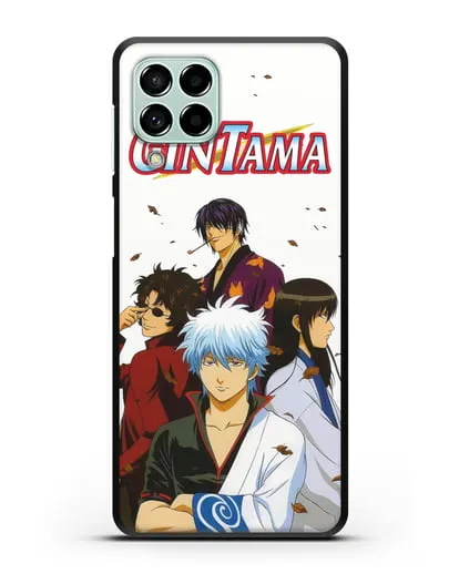 Чехол аниме Гинтама (Gintama) Кацура Куроконо Таске арт силиконовый для Samsung Galaxy M53 [SM-M536]