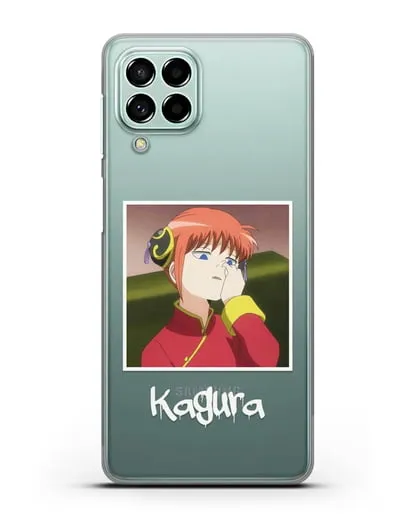 Чехол аниме Гинтама (Gintama) Кагура ковыряется в носу силиконовый для Samsung Galaxy M53 [SM-M536]