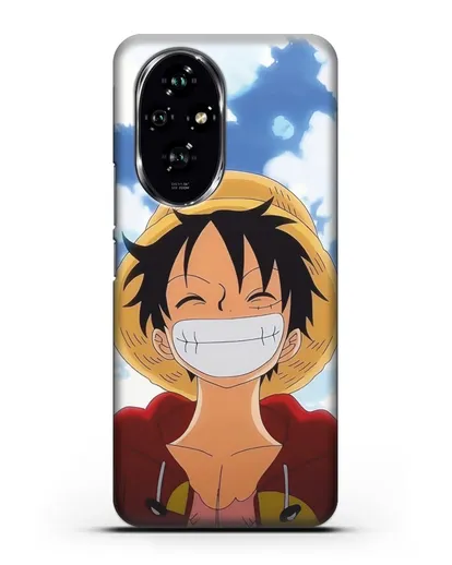 Чехол аниме Ванпис (One Piece) Монки д. Луффи улыбается силиконовый для Honor 200