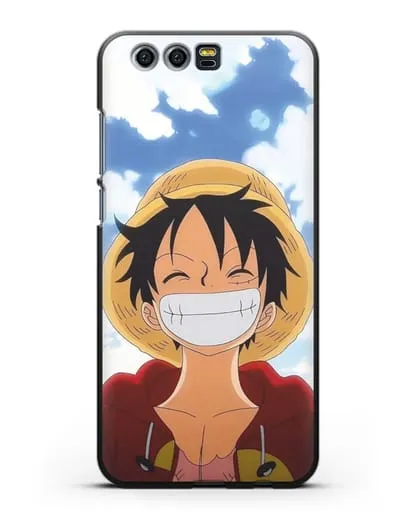Чехол аниме Ванпис (One Piece) Монки д. Луффи улыбается силиконовый для Honor 9