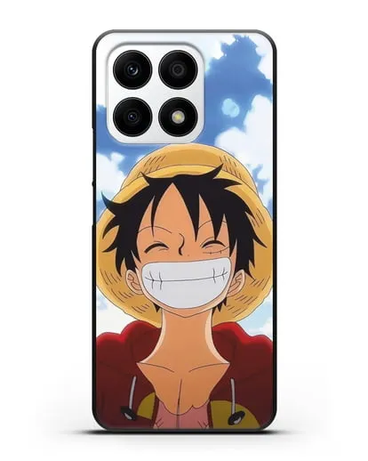 Чехол аниме Ванпис (One Piece) Монки д. Луффи улыбается силиконовый для Honor X8a