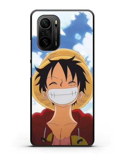 Чехол аниме Ванпис (One Piece) Монки д. Луффи улыбается силиконовый для Xiaomi Poco F3 Pro