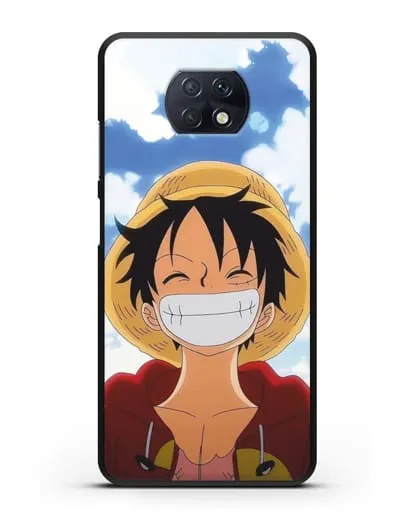 Чехол аниме Ванпис (One Piece) Монки д. Луффи улыбается силиконовый для Xiaomi Redmi Note 9T