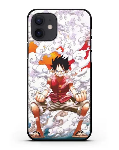 Чехол аниме Ванпис (One Piece) Гоку против Луффи силиконовый для iPhone 12