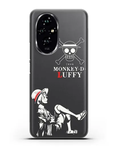 Чехол аниме Ванпис (One Piece) Монки д. Луффи силуэт силиконовый для Honor 200