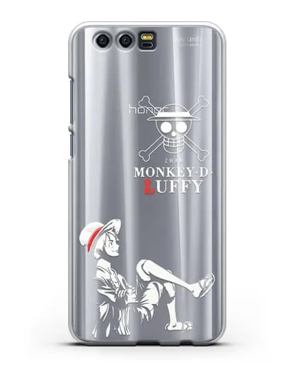 Чехол аниме Ванпис (One Piece) Монки д. Луффи силуэт силиконовый для Honor 9