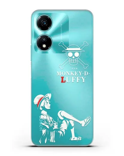 Чехол аниме Ванпис (One Piece) Монки д. Луффи силуэт силиконовый для Honor X5 Plus