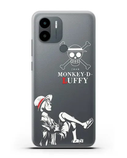 Чехол аниме Ванпис (One Piece) Монки д. Луффи силуэт силиконовый для Xiaomi Poco C51