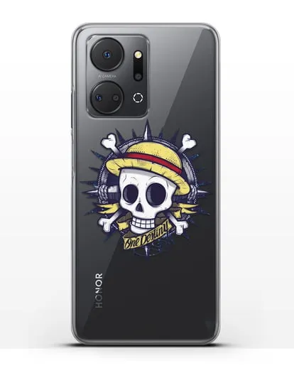Чехол аниме Ванпис (One Piece) Эскиз тату силиконовый для Honor X7a