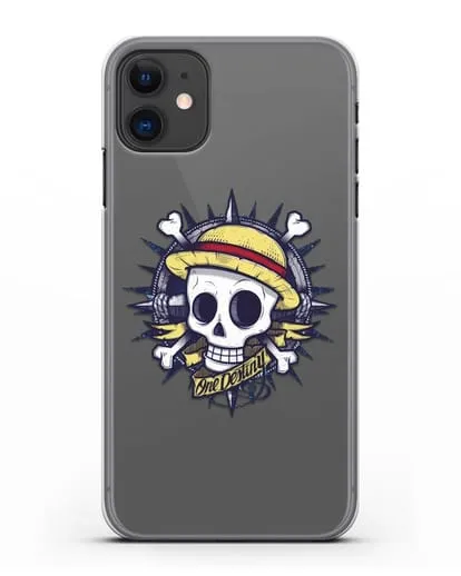 Чехол аниме Ванпис (One Piece) Эскиз тату силиконовый для iPhone 11