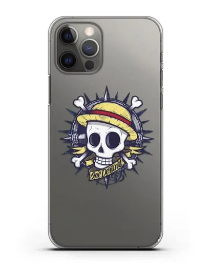 Чехол аниме Ванпис (One Piece) Эскиз тату силиконовый для iPhone 12 Pro