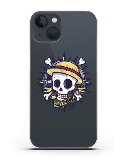 Чехол аниме Ванпис (One Piece) Эскиз тату силиконовый для iPhone 13