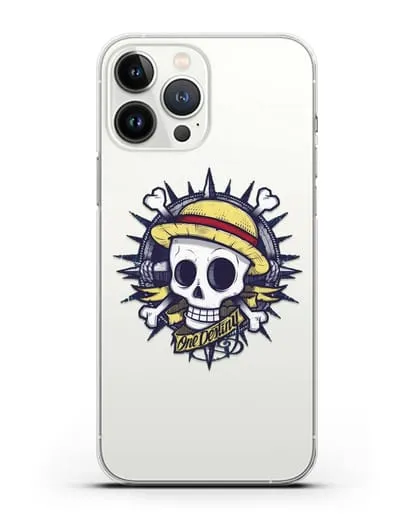 Чехол аниме Ванпис (One Piece) Эскиз тату силиконовый для iPhone 13 Pro Max