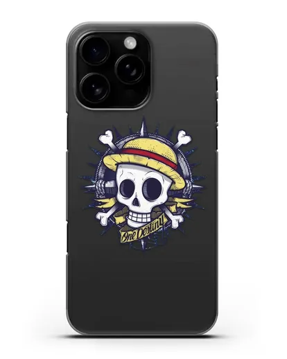 Чехол аниме Ванпис (One Piece) Эскиз тату силиконовый для iPhone 16 Pro Max