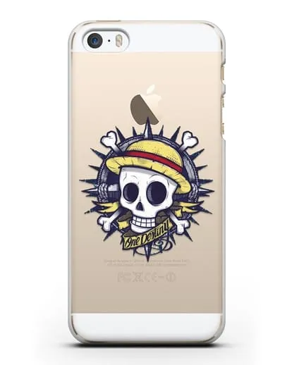 Чехол аниме Ванпис (One Piece) Эскиз тату силиконовый для iPhone 5/5s/SE
