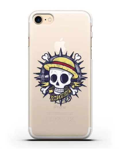 Чехол аниме Ванпис (One Piece) Эскиз тату силиконовый для iPhone 7