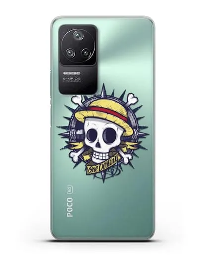 Чехол аниме Ванпис (One Piece) Эскиз тату силиконовый для Xiaomi Poco F4