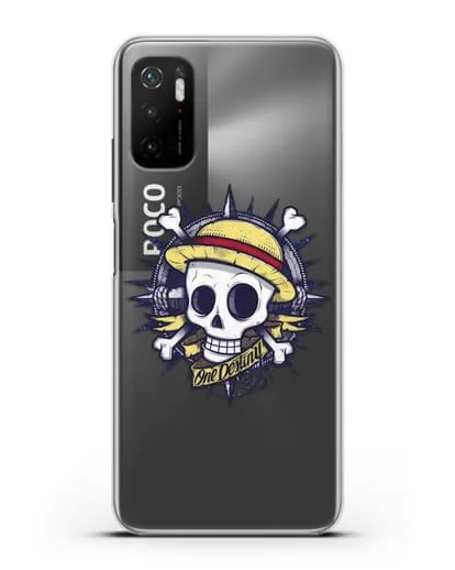 Чехол аниме Ванпис (One Piece) Эскиз тату силиконовый для Xiaomi Poco M3 Pro