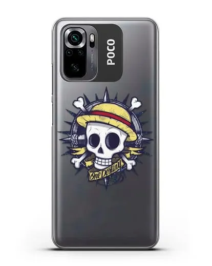 Чехол аниме Ванпис (One Piece) Эскиз тату силиконовый для Xiaomi Poco M5s