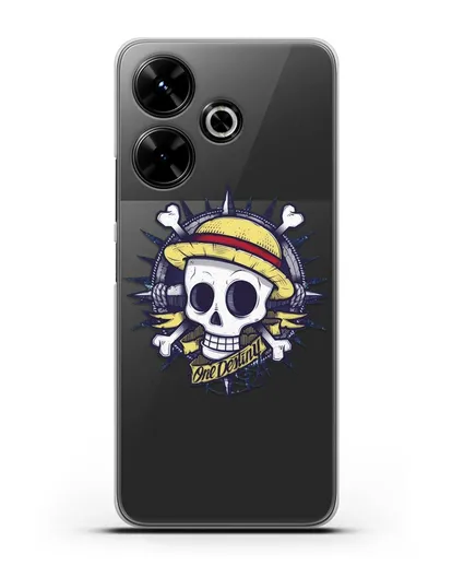 Чехол аниме Ванпис (One Piece) Эскиз тату силиконовый для Xiaomi Poco M6