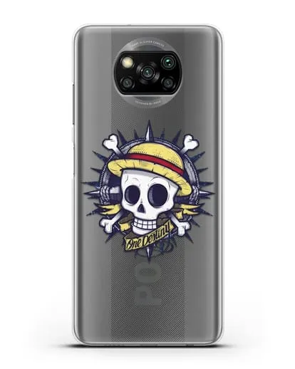 Чехол аниме Ванпис (One Piece) Эскиз тату силиконовый для Xiaomi Poco X3