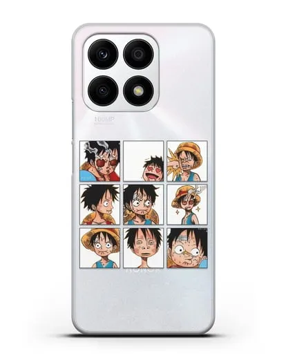Чехол аниме Ванпис (One Piece) Луффи силиконовый для Honor X8a