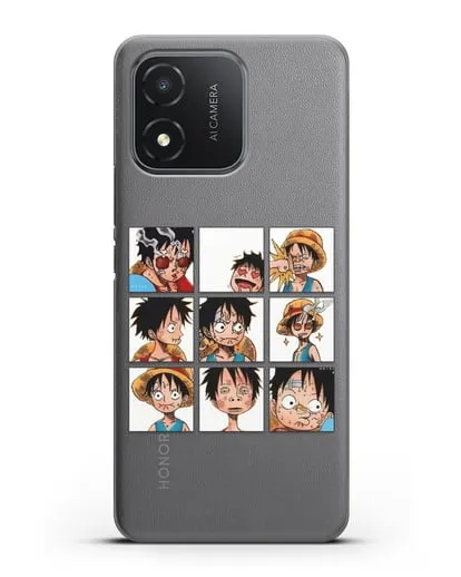 Чехол аниме Ванпис (One Piece) Луффи силиконовый для Honor X5