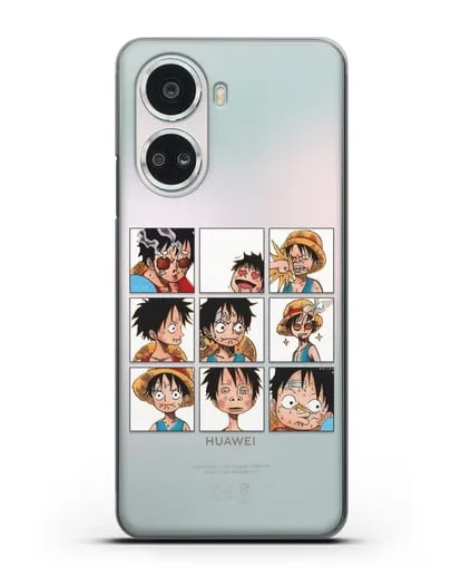Чехол аниме Ванпис (One Piece) Луффи силиконовый для Huawei Nova 10 SE