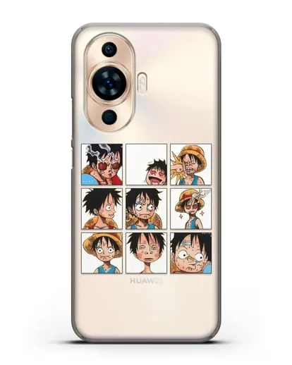 Чехол аниме Ванпис (One Piece) Луффи силиконовый для Huawei Nova 11