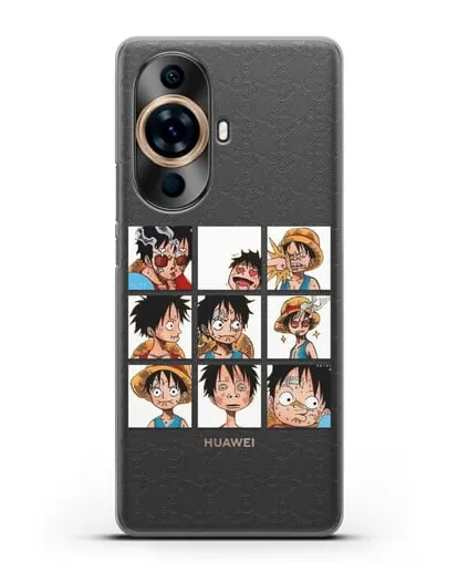 Чехол аниме Ванпис (One Piece) Луффи силиконовый для Huawei Nova 11 Pro