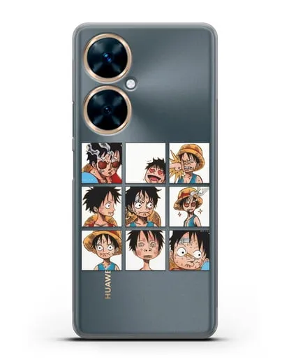 Чехол аниме Ванпис (One Piece) Луффи силиконовый для Huawei Nova 11i