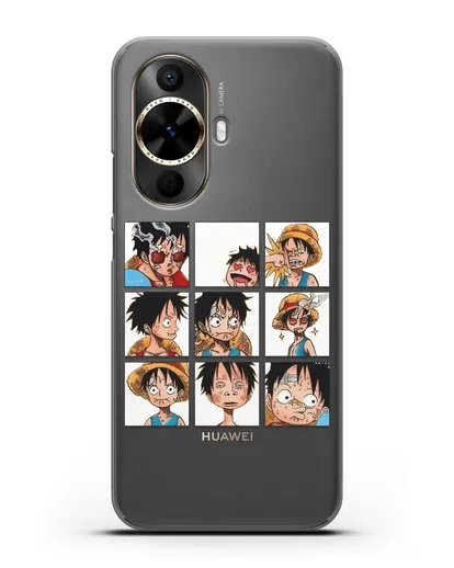 Чехол аниме Ванпис (One Piece) Луффи силиконовый для Huawei Nova 12s