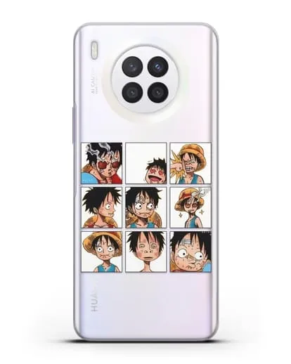 Чехол аниме Ванпис (One Piece) Луффи силиконовый для Huawei Nova 8i