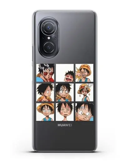 Чехол аниме Ванпис (One Piece) Луффи силиконовый для Huawei Nova 9 SE