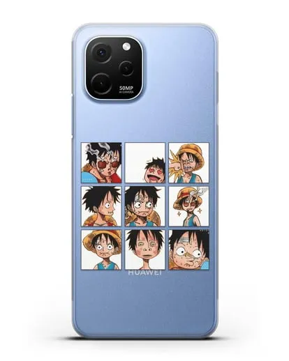 Чехол аниме Ванпис (One Piece) Луффи силиконовый для Huawei Nova Y61