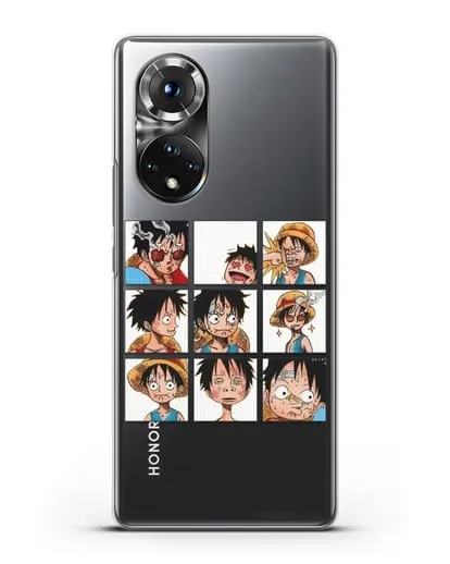 Чехол аниме Ванпис (One Piece) Луффи силиконовый для Huawei P50