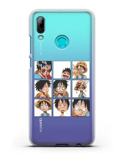 Чехол аниме Ванпис (One Piece) Луффи силиконовый для Huawei P Smart 2019