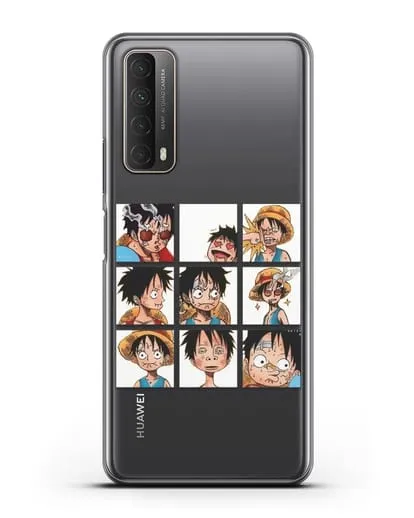 Чехол аниме Ванпис (One Piece) Луффи силиконовый для Huawei P Smart 2021