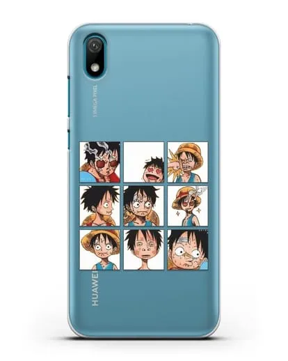 Чехол аниме Ванпис (One Piece) Луффи силиконовый для Huawei Y5 2019