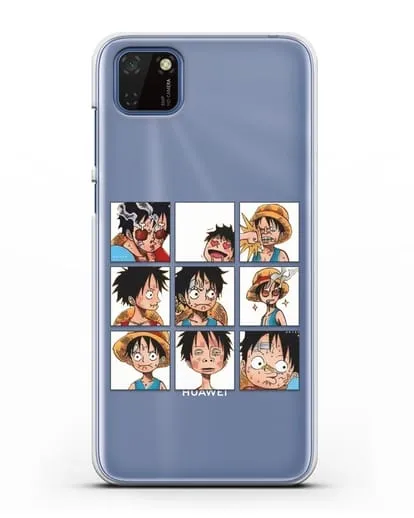 Чехол аниме Ванпис (One Piece) Луффи силиконовый для Huawei Y5P