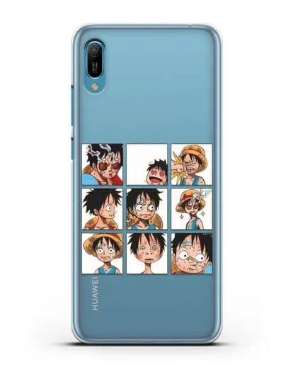 Чехол аниме Ванпис (One Piece) Луффи силиконовый для Huawei Y6 2019