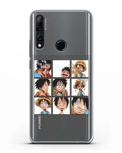 Чехол аниме Ванпис (One Piece) Луффи силиконовый для Huawei Y9 Prime 2019