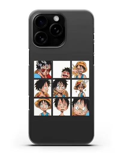 Чехол аниме Ванпис (One Piece) Луффи силиконовый для iPhone 16 Pro Max