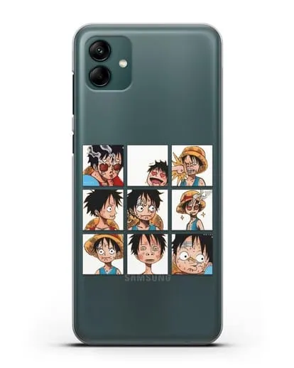Чехол аниме Ванпис (One Piece) Луффи силиконовый для Samsung Galaxy A04 [SM-A045F]